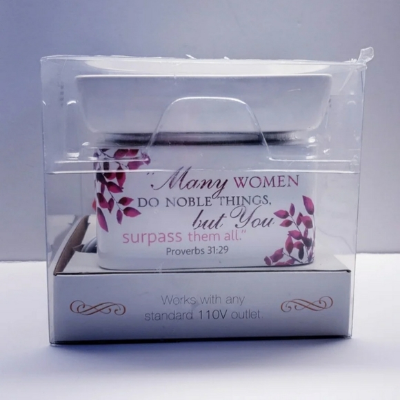Elanze Designs More Precious Than Rubies Proverbs 31 Woman Ceramic Wax Warmer - Picture 5 of 5